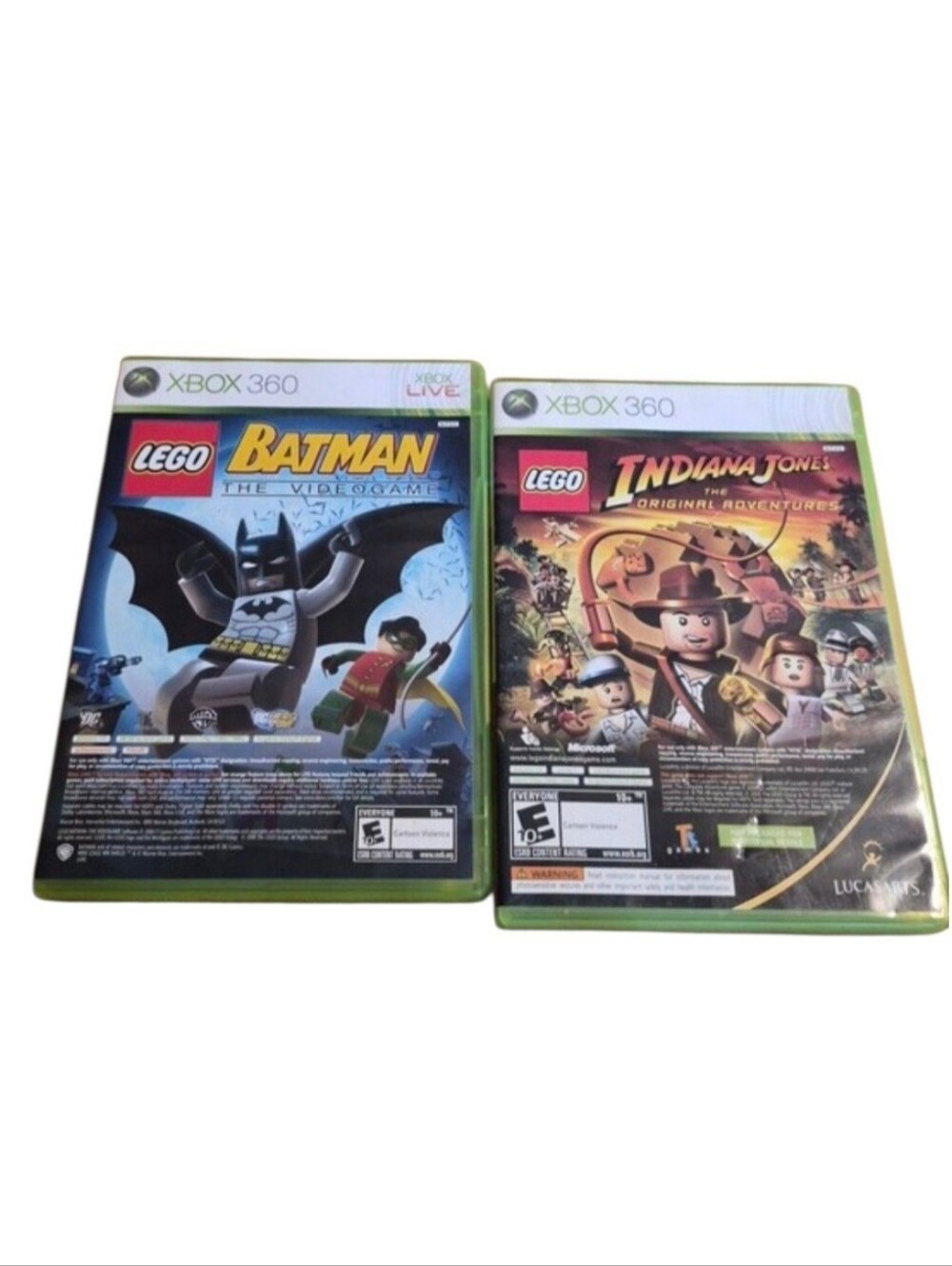 LEGO 360 Batman/ Pure & Indiana Jones/ Kung Fu Panda Two Pack Video Games
